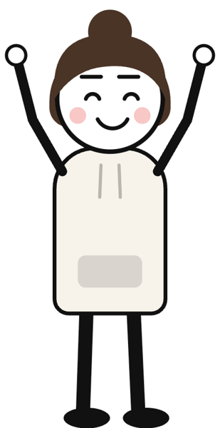 Mom, cheering